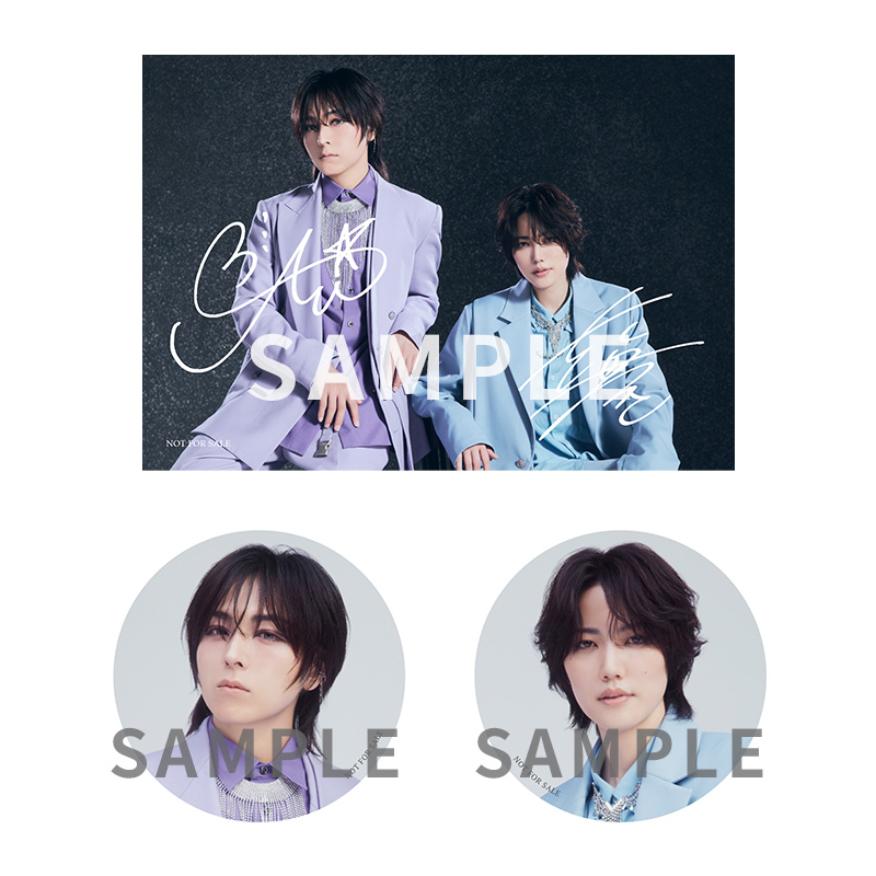 L判ブロマイド+缶バッジ2個セット